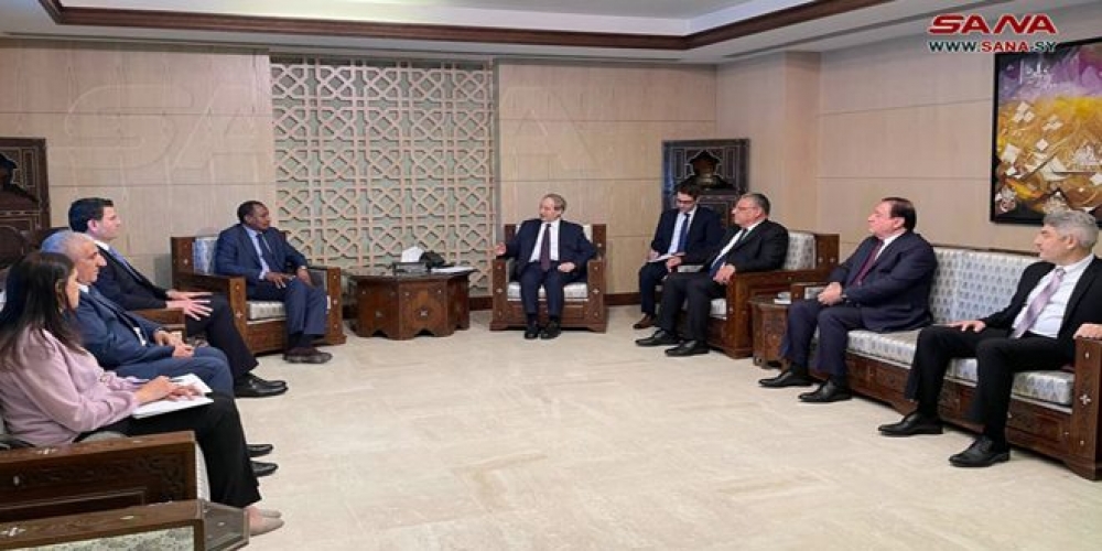 المقداد يبحث مع وفد المنظمة العربية للتنمية الزراعية التعاون في المجال الزراعي وخطط تطويره