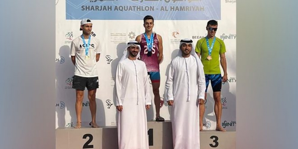 لاعب منتخبنا عدنان الصفدي يحقق المركز الأول في سباق الأكواثلون الدولي