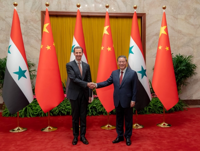 الرئيس الأسد يلتقي رئيس الوزراء الصيني ورئيس اللجنة الدائمة للمجلس الوطني لنواب الشعب الصيني