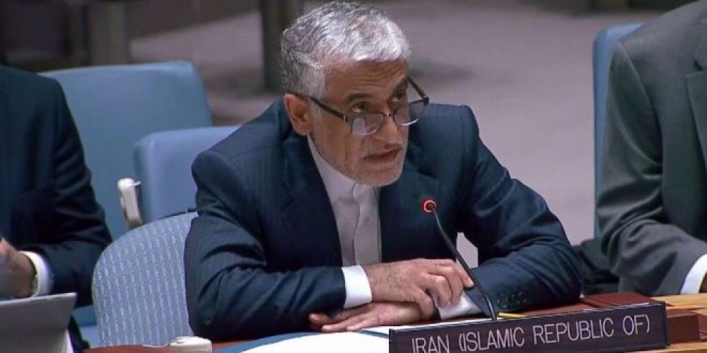 مندوب إيران لدى الأمم المتحدة يطالب برفع العقوبات الغربية عن سورية