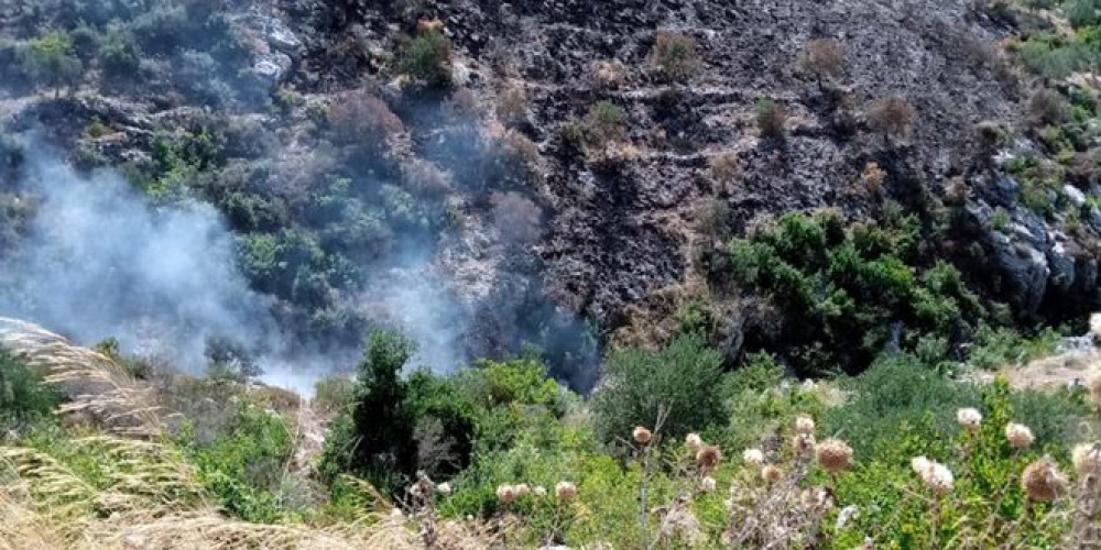 إخماد حريق اندلع في قرية جنين بريف طرطوس