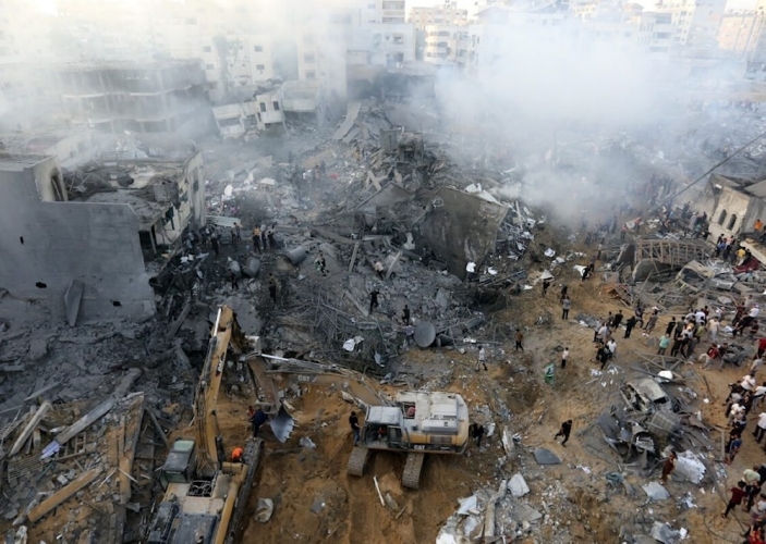 المرصد الأورومتوسطي لحقوق الإنسان: إسرائيل أسقطت ما يُعادل قنبلتين نوويتين على غزة