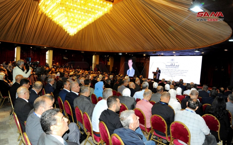 برعاية السيد الرئيس بشار الأسد.. بدء أعمال المؤتمر العام الثاني عشر لنقابة المعلمين