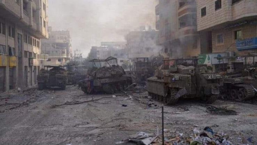 القسام تدمر 28 ألية ودبابة للعدو الإسرائيلي وتقصف تل أبيب
