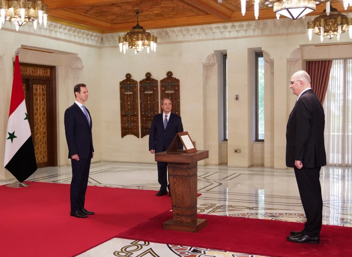 أمام الرئيس الأسد: سوسان وبدور يؤديان اليمين القانونية سفيرين لدى السعودية والجزائر