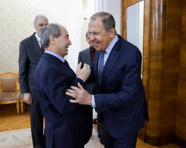 وزير الخارجية والمغتربين السوري يبحث مع وزير الخارجية الروسي عدداً من القضايا الدولية والإقليمية ومسألة التصعيد الذي تشهده المنطقة
