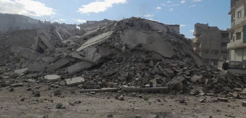 محافظة ريف دمشق: انهيار بناء في الحجر الأسود وستتم محاسبة المقصرين