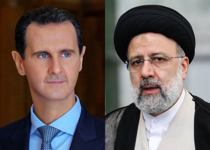 الرئيس الأسد يعزي نظيره الإيراني باستشهاد عدد من المستشارين العسكريين الإيرانيين في الهجوم الذي استهدف القنصلية الإيرانية