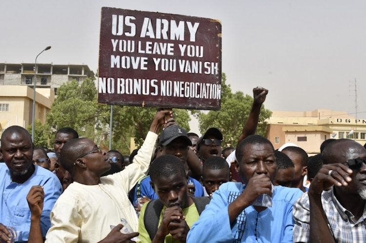 مظاهرات في النيجر تطالب برحيل القوات الأميركية