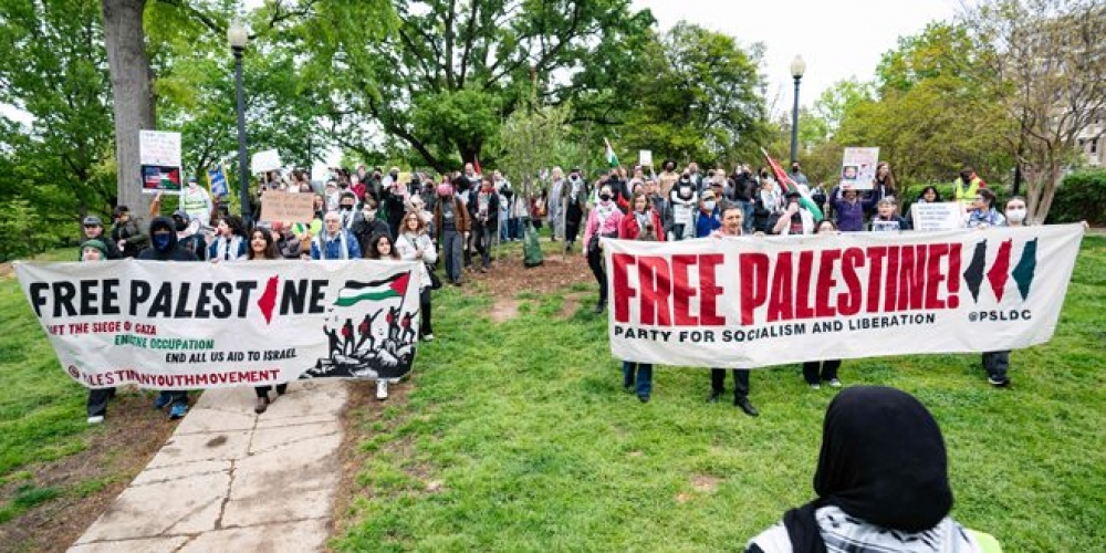 طلبة الجامعات الأميركية يواصلون مظاهراتهم دعماً لفلسطين