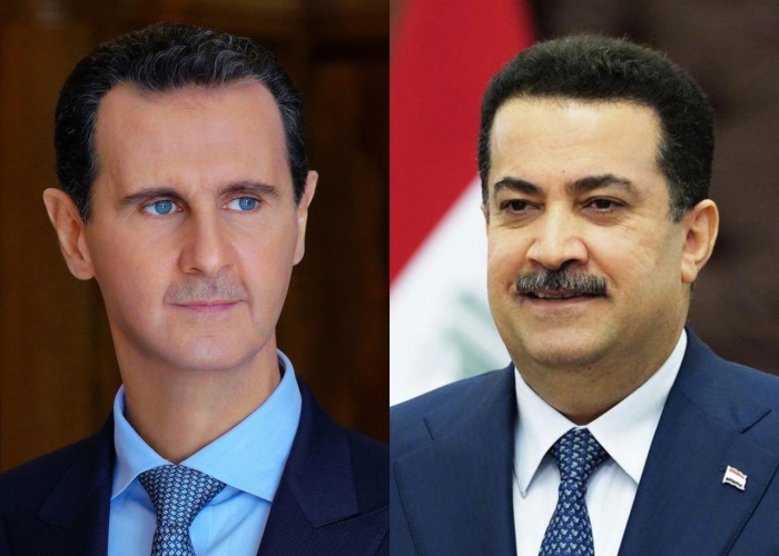 الرئيس الأسد يبحث في اتصال هاتفي مع السوداني العلاقات الثنائية وعدداً من القضايا العربية والدولية