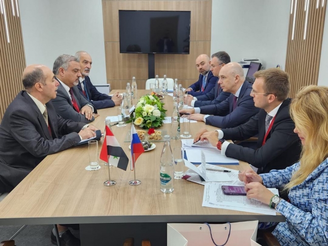 وزيرا المالية السوري والروسي يبحثان تعزيز التعاون الاقتصادي والمالي في سانت بطرسبورغ