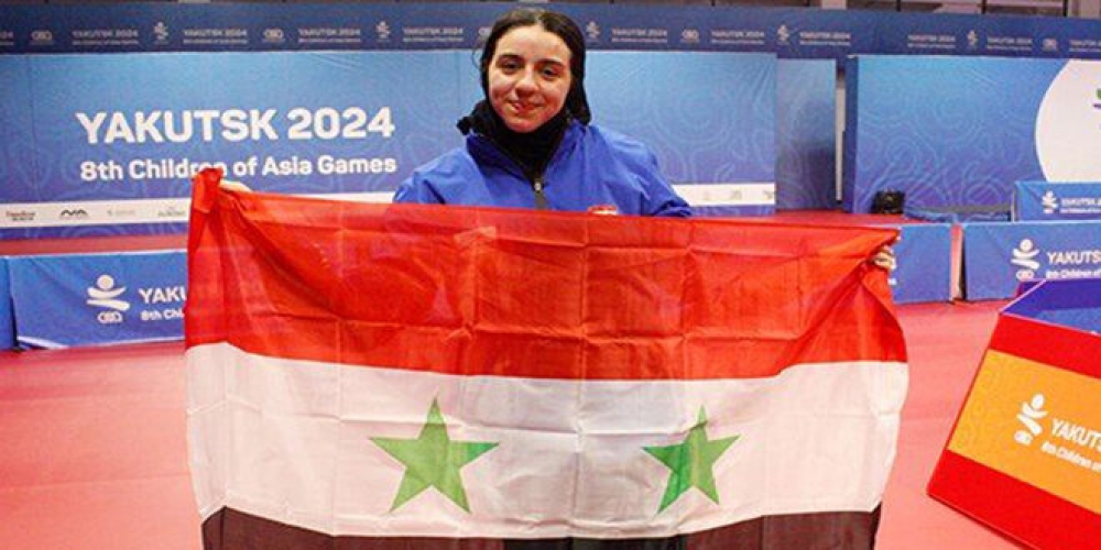 هند ظاظا تحرز ذهبية دورة ألعاب أطفال آسيا في ساخا الروسية