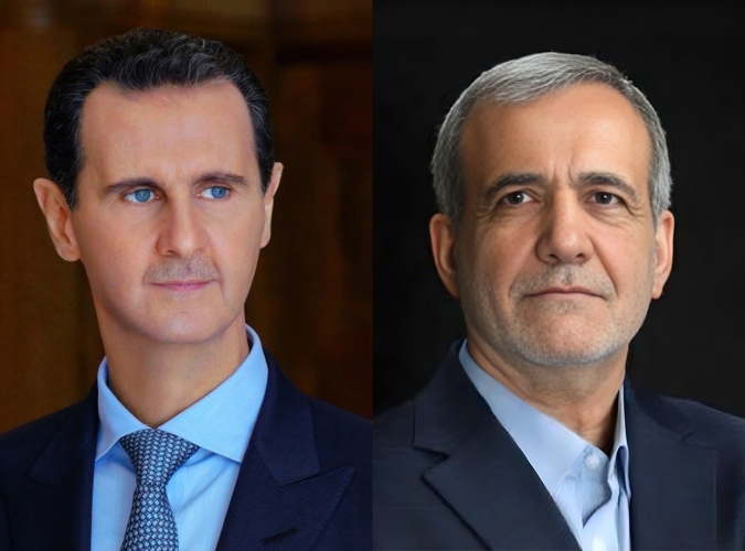 الرئيس الأسد يبحث هاتفياً مع نظيره الإيراني العلاقات الثنائية وآفاق تعزيزها