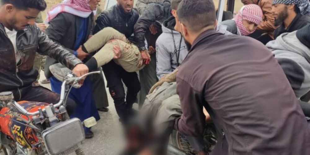 إصابة 7 أشخاص بجروح جراء انفجار لغم في منطقة سد تشرين ‏بريف حلب الشرقي