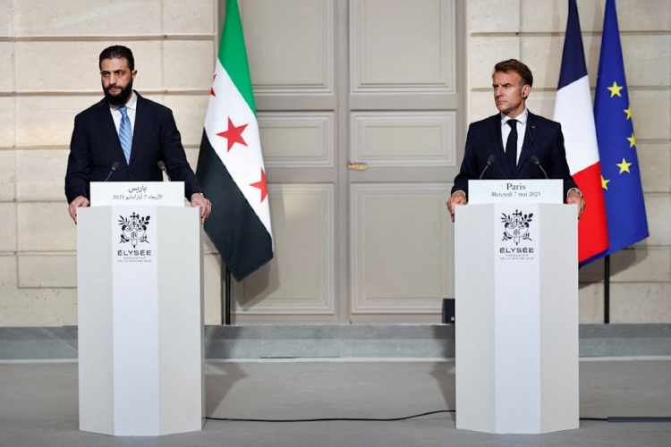 الشرع من باريس: ثمة مفاوضا مع 