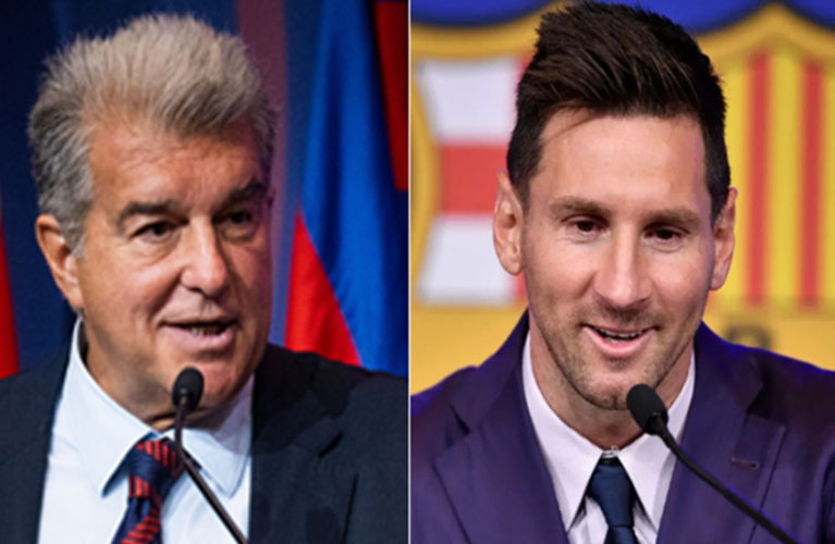 لابورتا يحسم الجدل بشأن إمكانية عودة ميسي إلى برشلونة