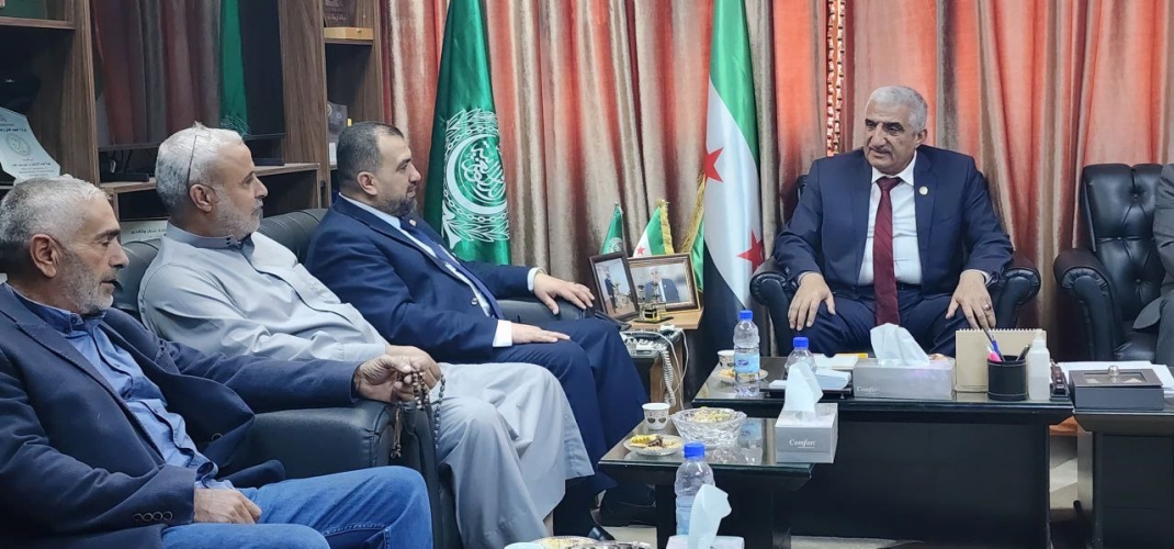 وفد اتحاد النحالين العرب لفرع الأردن يزور 