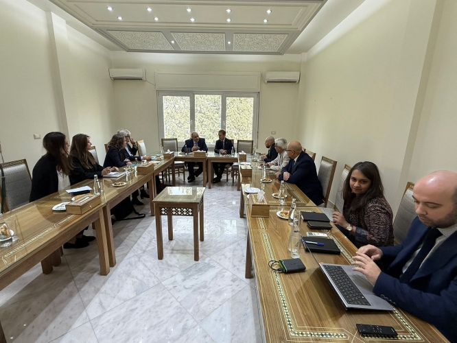 شبكة الآغا خان للتنمية تبحث مع وفد فرنسي فرص التعاون في سوريا