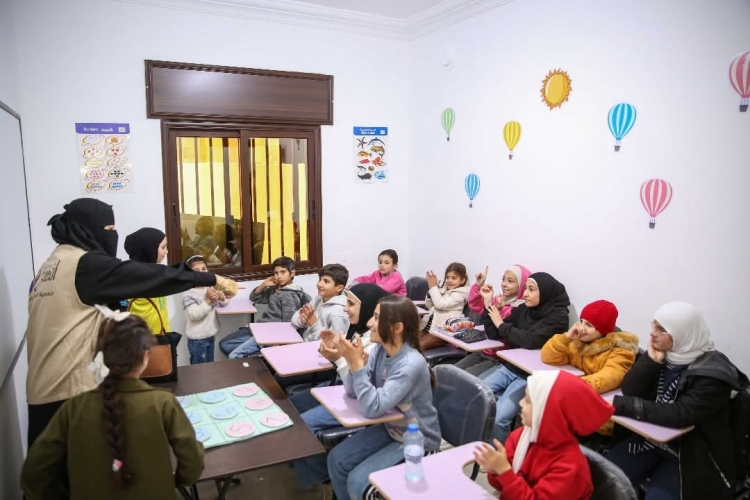 افتتاح مساحة تعلّم آمن في حريتان بدعم من 