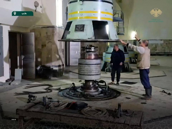 صيانة مولّد التهييج في محطة البابيري تعزّز جاهزية المجموعة الرئيسة M11 في حلب