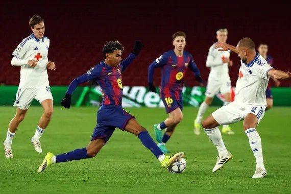 برشلونة يهزم ضيفه كوبنهاغن برباعية ويصعد لثمن نهائي دوري ابطال اوروبا