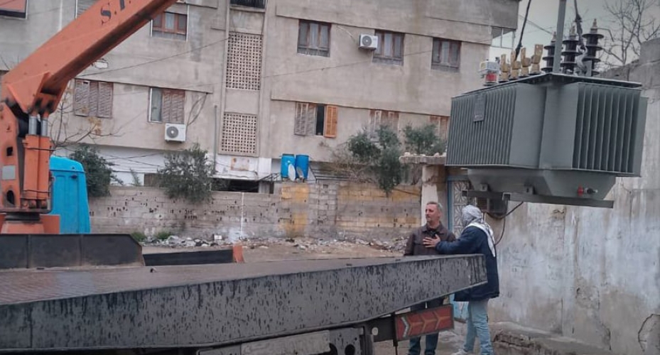 كهرباء ريف دمشق تستبدل 3 محولات كهربائية ورفع استطاعة محولتين في عدة مناطق