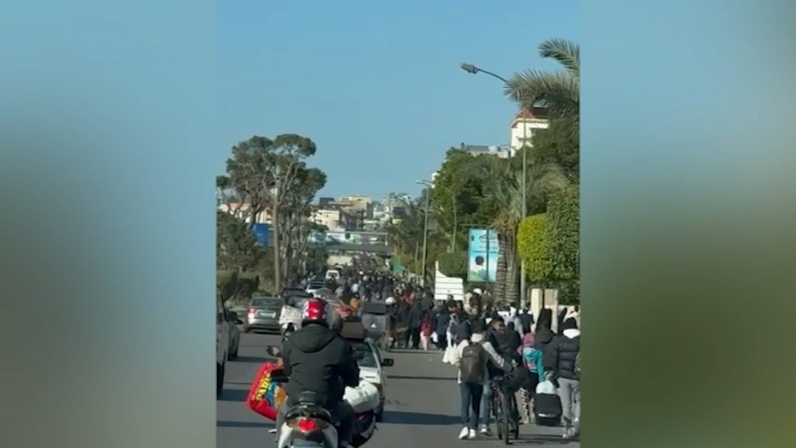 نزوح كثيف من الضاحية الجنوبية لبيروت بعد إنذار جيش العدو الإسرائيلي بإخلاء عدد من الأحياء