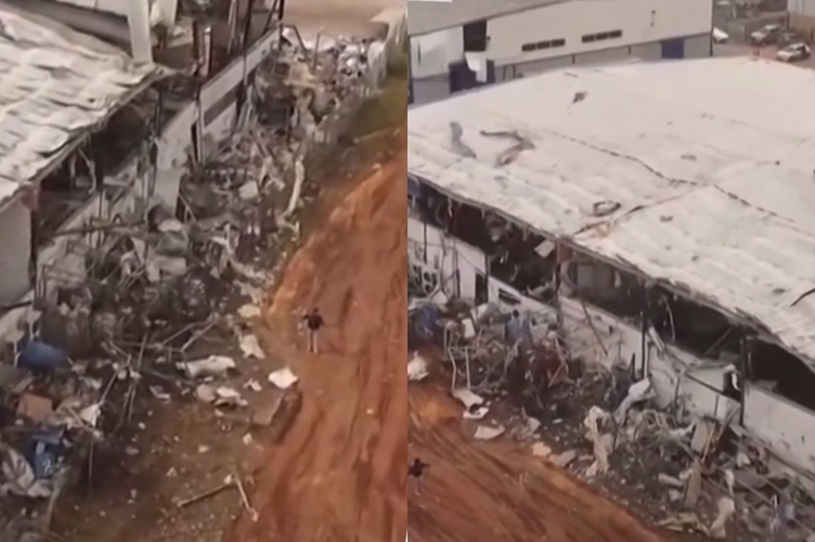 تدمير كامل لمصنع الطائرات المسيّرة في إسرائيل جراء هجوم صاروخي إيراني