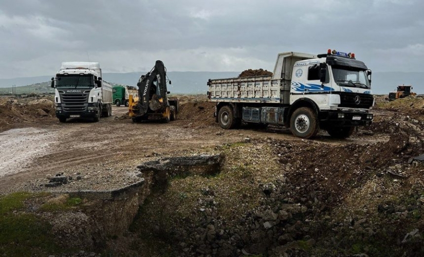 بدء الأعمال الميدانية في محطة زيزون بريف حماة كأول المشاريع الموقعة مع شركة UCC