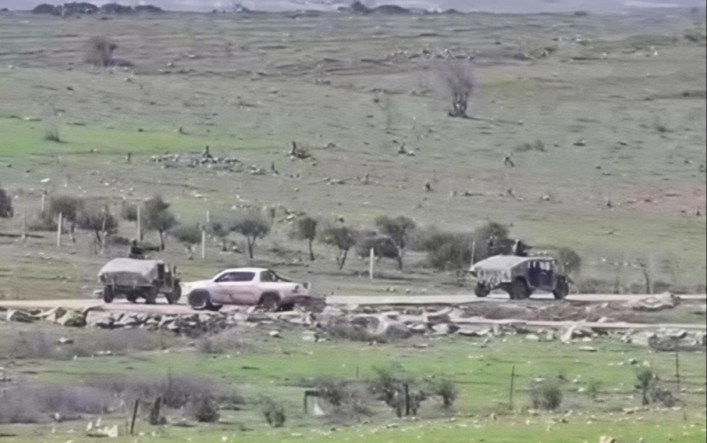 قوات الاحتلال الإسرائيلي تتوغل في قرية معرية بريف درعا الغربي