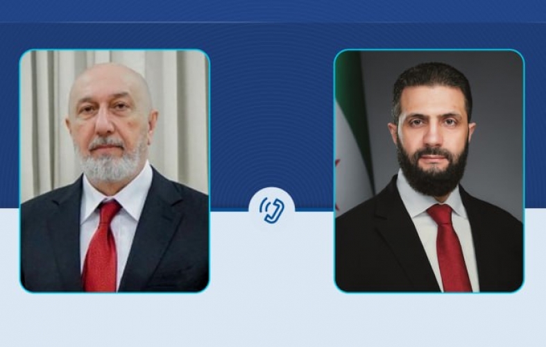 الرئيس الشرع يهنئ نظيره العراقي ويبحث معه تعزيز العلاقات والتعاون المشترك