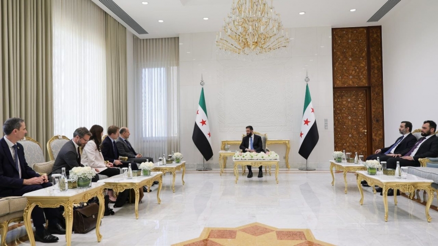 الرئيس الشرع يبحث مع الجنرال فنسنت جيرو تعزيز التعاون بين سوريا وفرنسا