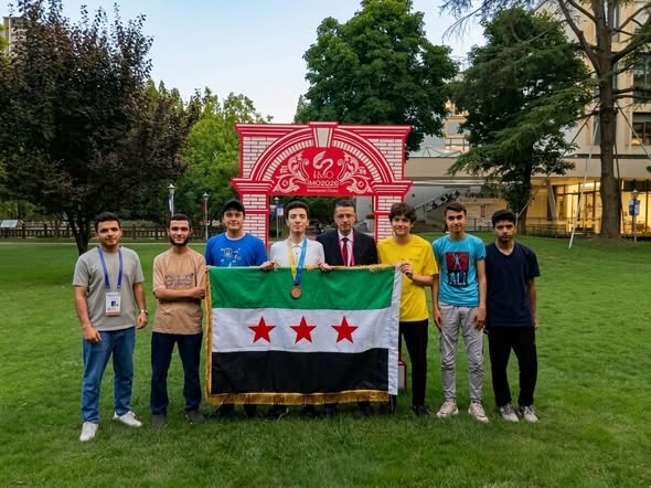 ميدالية برونزية وثلاث شهادات تقدير لفريق سورية الوطني في أولمبياد الرياضيات العالمي بالصين