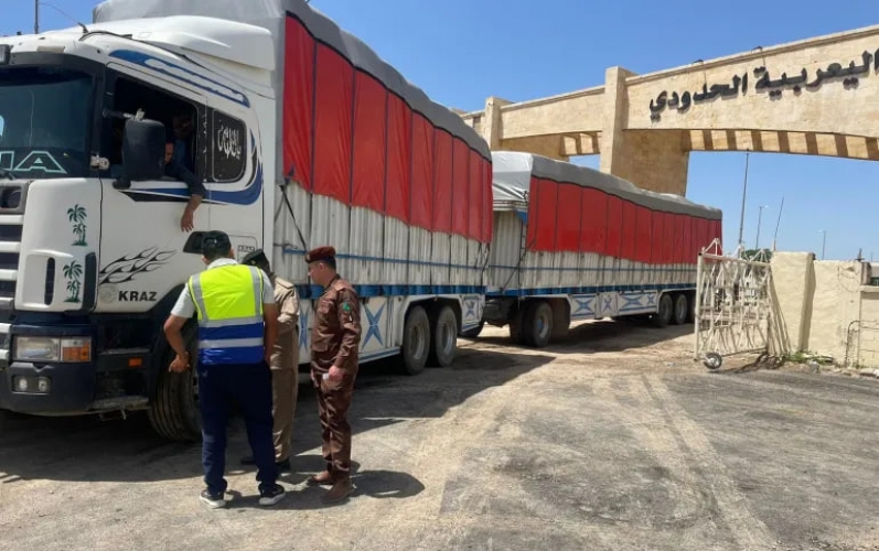 المنافذ الحدودية العراقية: التبادل التجاري مع سورية وصل إلى أعلى المستويات