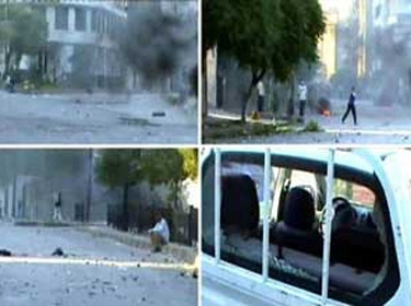 إصابة 3 من  حفظ النظام بدوما ومجموعات مسلحة تروع المواطنين بدير الزور 