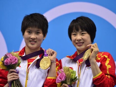 ذهبية للصين في مسابقة الغطس بأولمبياد لندن
