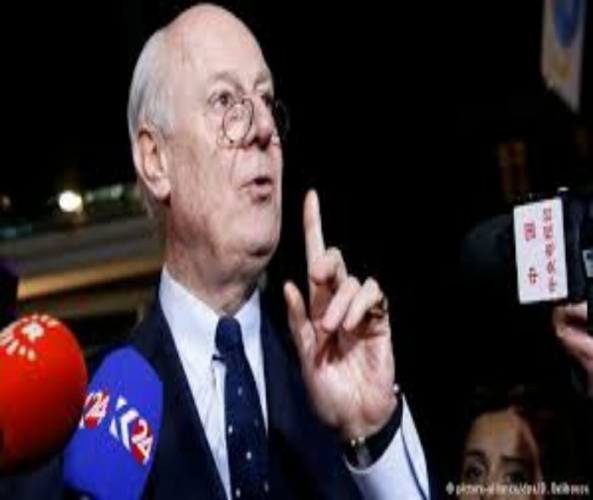 ميستورا يعلن تعليق المفاوضات السورية في جنيف حتى 25 شباط  