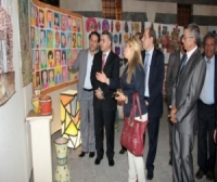 افتتاح معرض للفنون الجميلة في خان اسعد باشا بدمشق  