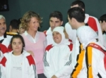 تفقدت الاستعدادات النهائية وشجعت المشاركين ... السيدة أسماء الأسد تلتقي الفريق الوطني المشارك في الأولمبياد الخاص
