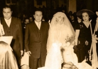 صور نادرة لحفل زفاف فيروز وعاصي في العام 1955   