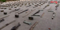  العثور على أسلحة وذخائر من مخلفات إرهابيي “داعش” بريف دير الزور بعضها غربي الصنع