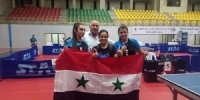 منتخب سورية لكرة الطاولة لفئة الشابات يحرز ذهبية غرب آسيا   