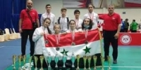 فضيتان و9 برونزيات لسورية في بطولة غرب آسيا للريشة الطائرة