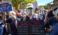 أستراليا.. ممرضات ينفذن إضراباً احتجاجاً على ظروف العمل في ظل كورونا