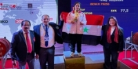 شيماء سكر تحرز ذهبية ثانية لسورية في بطولة آسيا للقوة البدنية