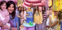 الفنانة نانسي عجرم تحتفل بعيد ميلاد ابنتها الصغرى( ليا )