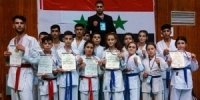 نادي شرطة حماة يحصد 6 ميداليات متنوعة في بطولة الدوري الممتاز للكاراتيه