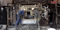 معمل الصهر في الشركة العامة للمنتجات الحديدية والفولاذية في حماة يعود للحياة