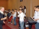 حفل موسيقى لطلاب آلة الكمان في معهد صلحي الوادي للموسيقا
